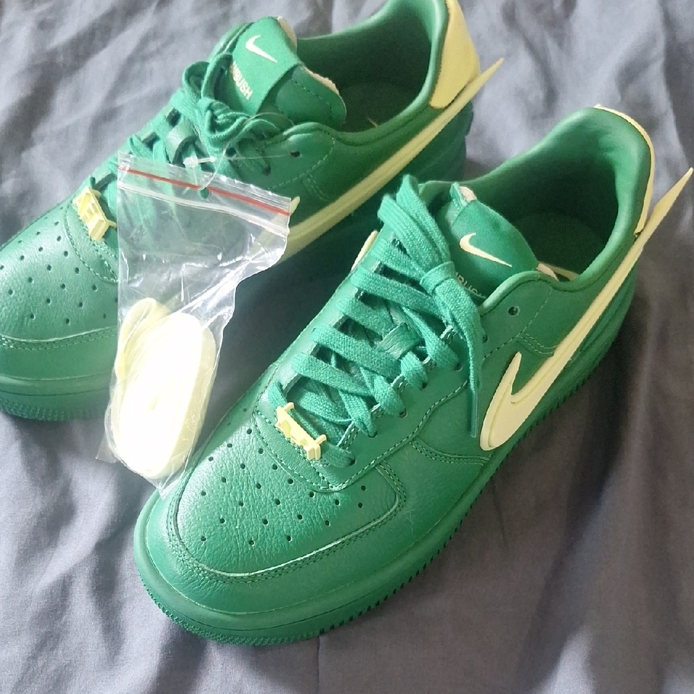 Nike Emerald and Lemon Sneakers